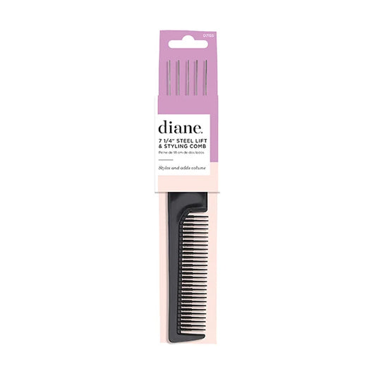 Diane 7 1/4 Steel Lift & Styling Comb D7155