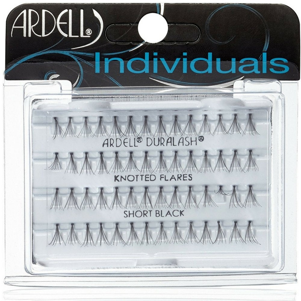 Ardell DuraLash Naturals Flare Individual Lashes, Short Black -KNOTTED