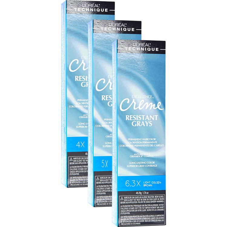 L'Oréal Excellence Creme Color Resistant Grays, 1.74oz
