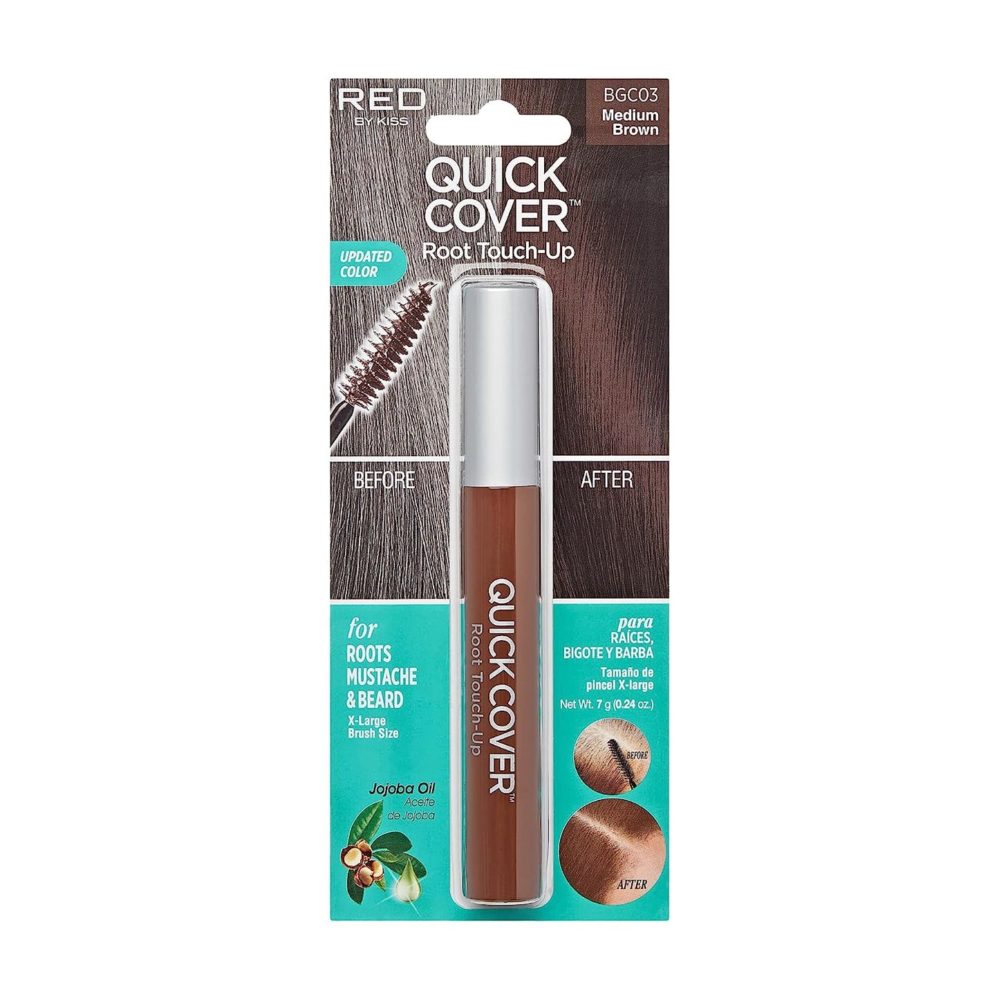 RED by Kiss Quick Cover Root Touch Up Mascara