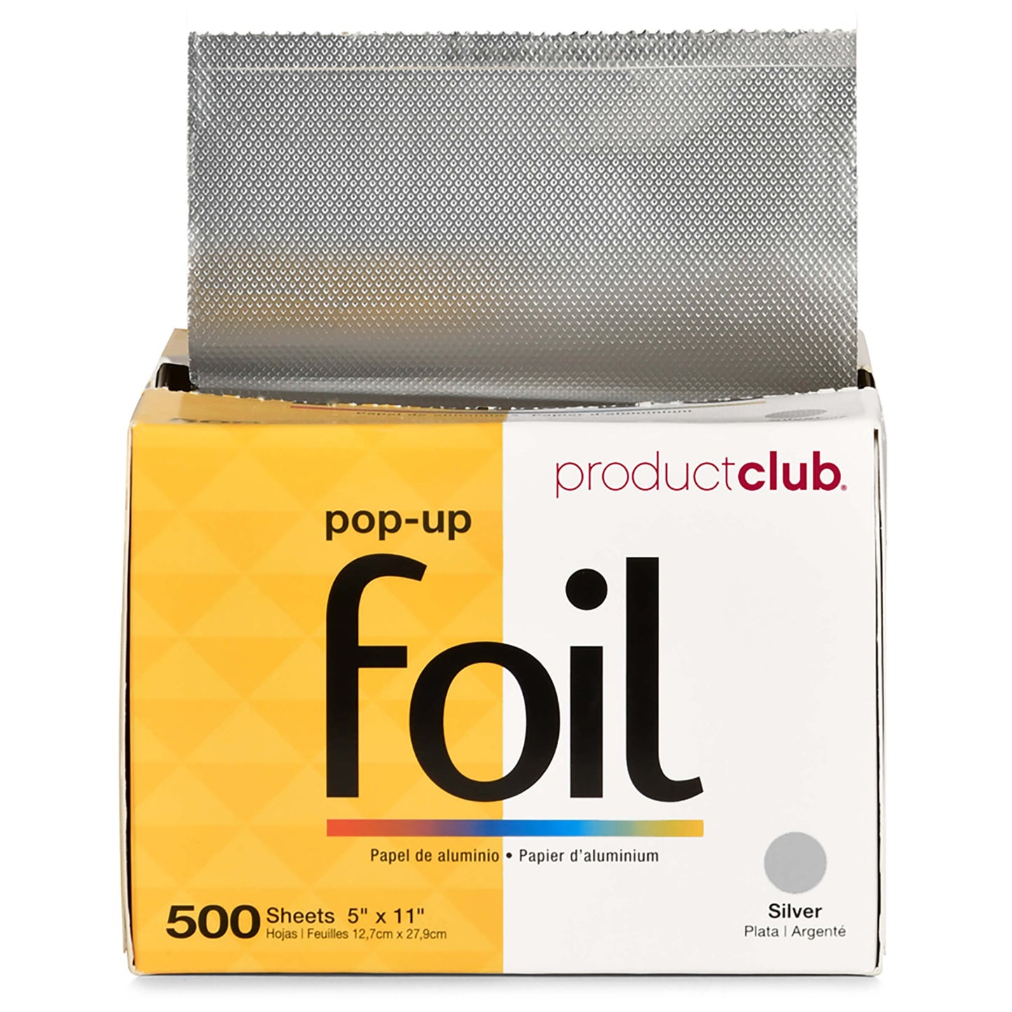 Product Club Pop Up Foil Silver 5x11 500 Sheets