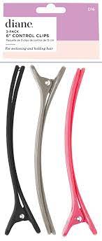 Diane Control Clips, Large 6" / 3 PACK D16