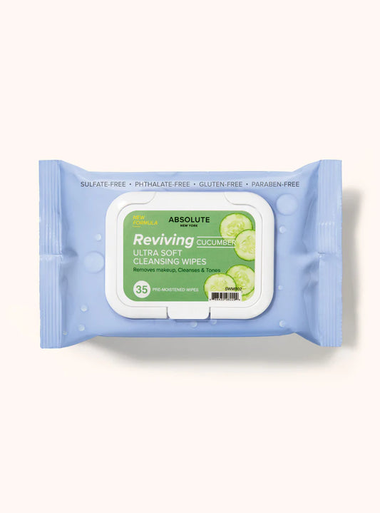 Absolute NY Reviving Cucumber Ultra Soft Cleansing Wipes
