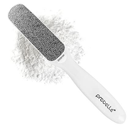 Probelle Double Sided Multidirectional Nickel Foot File Callus Remover-WHITE