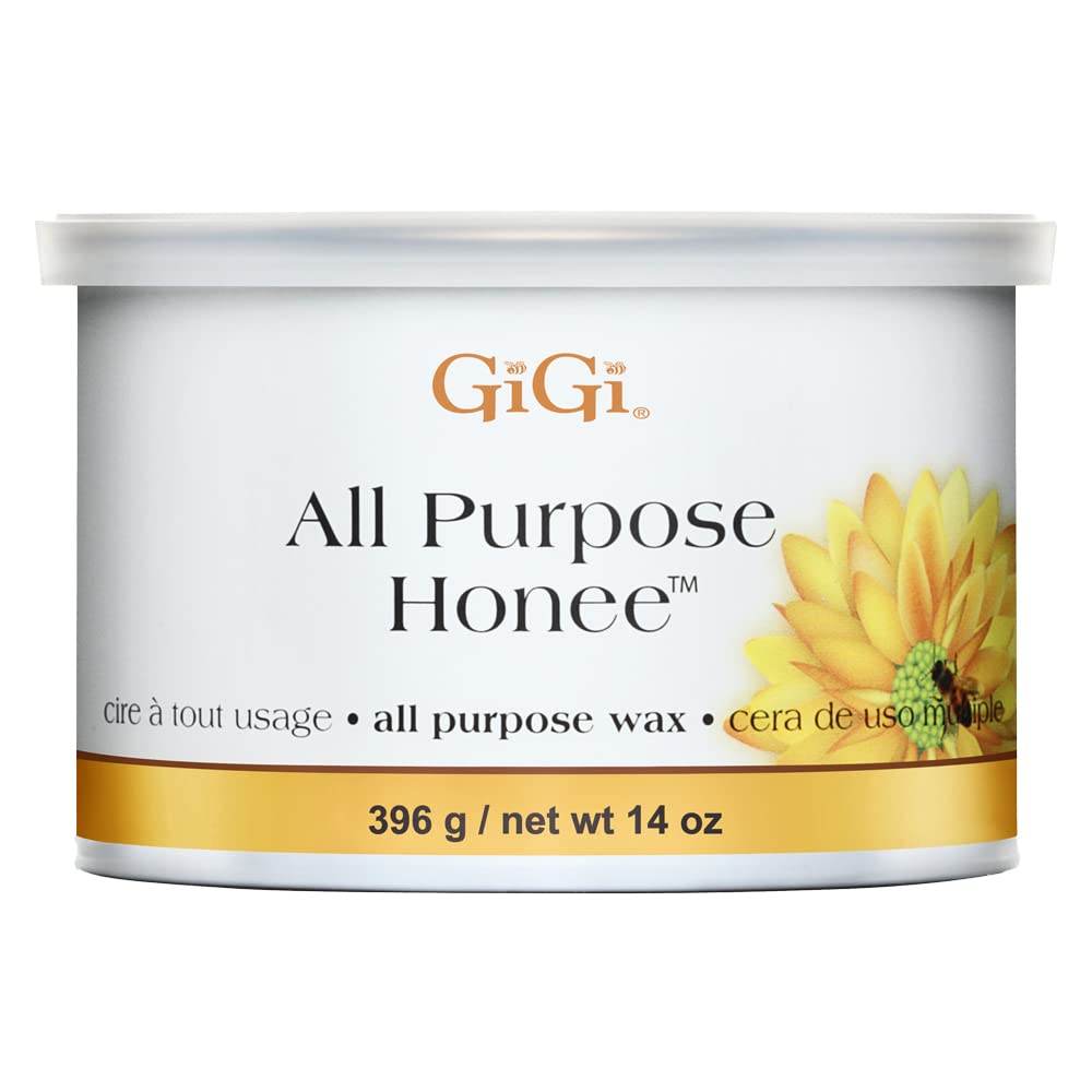 GiGi All Purpose Honee Hair Removal Soft Wax for All Skin and Hair Types, 14 oz.