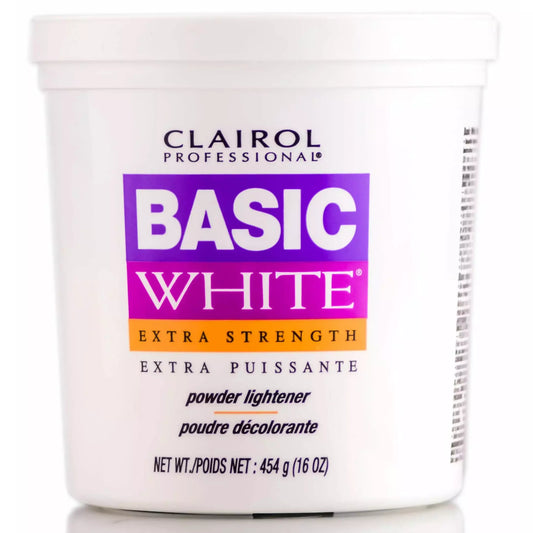 Clairol Professional Basic White Powder Lightener Tub, 16oz