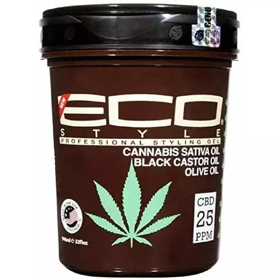 ECO Style Cannabis Sativa Black Castor Olive Oil Gel