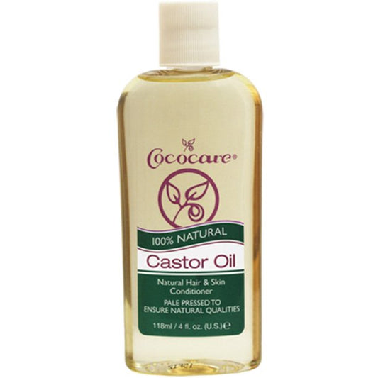 Cococare 100% Castor Oil, 4 oz.