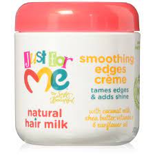 Just For Me Hair Milk Smoothing Edges Creme Hair Styler, 6 Ounce