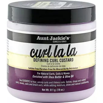 Aunt Jackie's Curls and Coils Curl La La Defining Curl Custard, 15oz