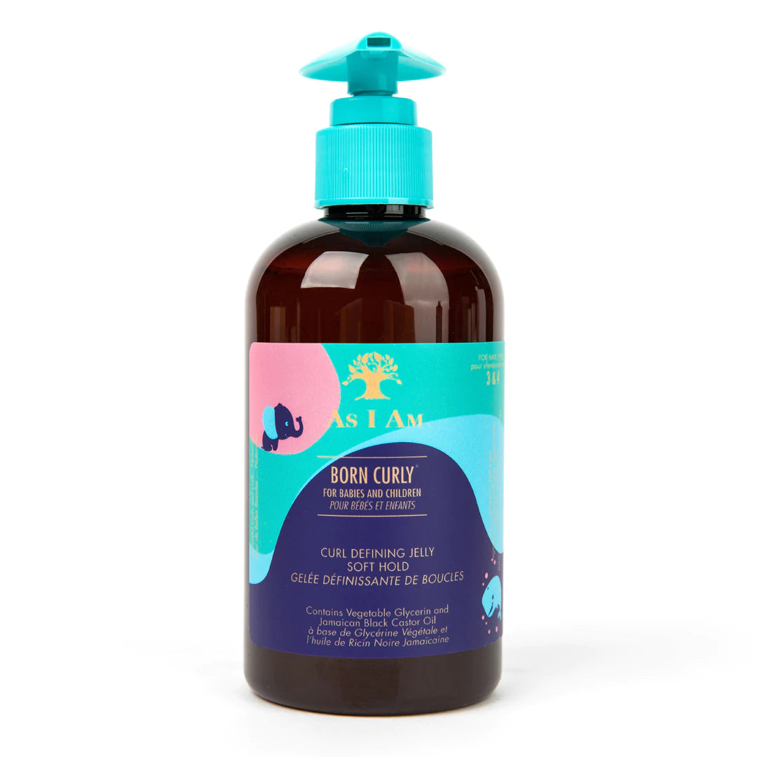 As I Am Born Curly For Babies and Children Curl Defining Jelly, 8oz