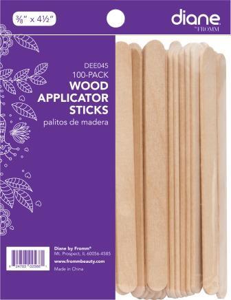 Diane 100 Pack Wood Applicator Sticks DEE012