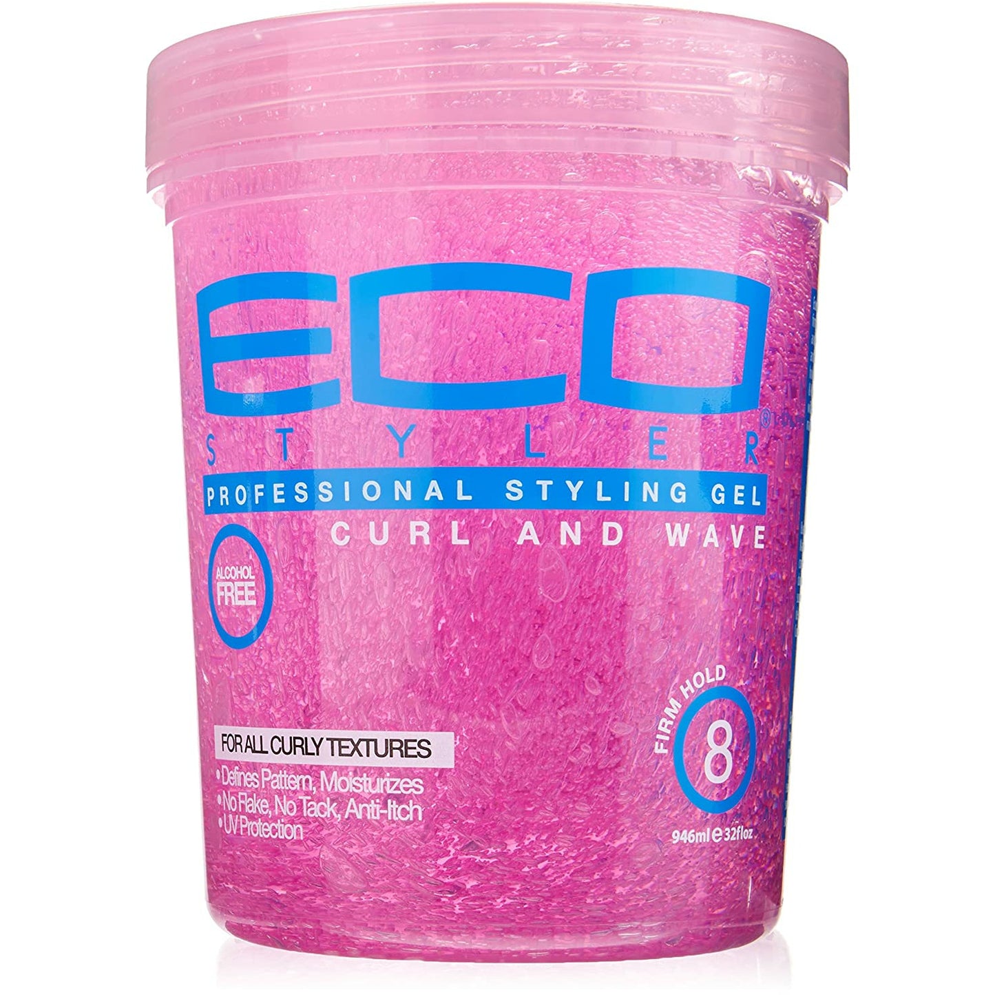ECO Style Styling Gel For Curly Hair, Firm Hold 8