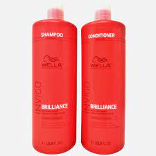 wella brilliance Fine hair- Shamp & Cond Liter Duo