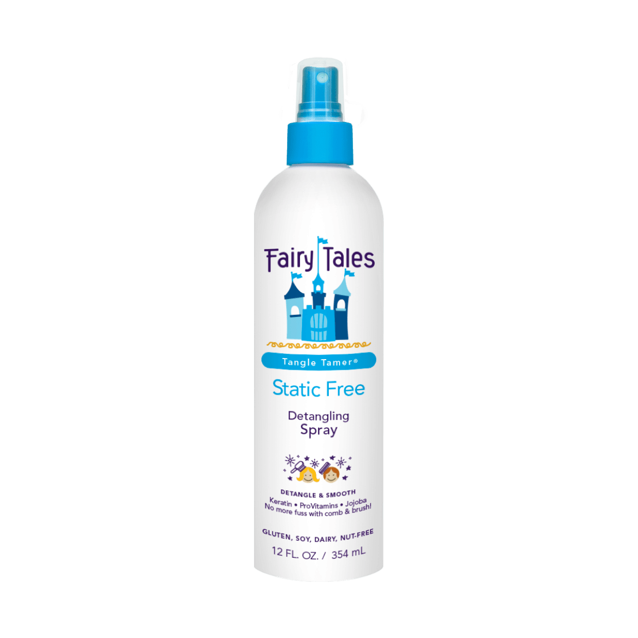 Fairy Tales Tangle Tamers Static-Free Detangling Spray, 12 oz.