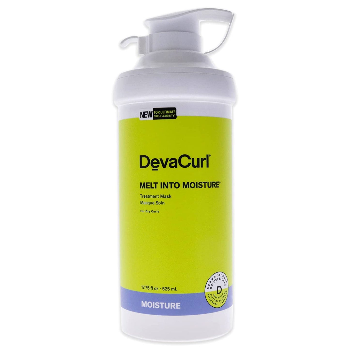 DevaCurl Melt Into Moisture Treatment Mask, Green Oasis, 17.75 fl. oz