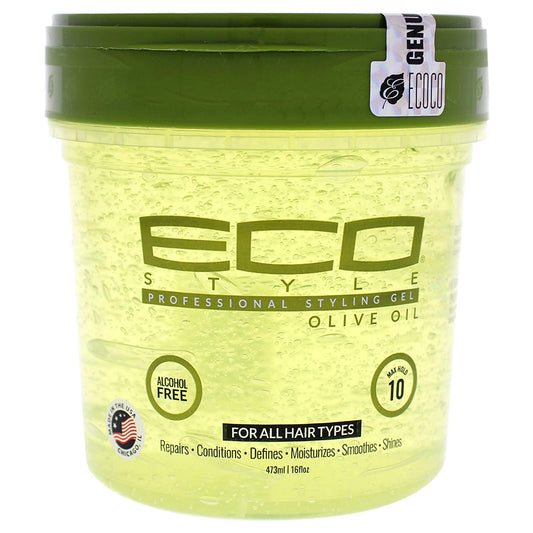 ECO Style Professional Styling Gel with Olive Oil, Max Hold 10, 16 oz.
