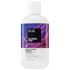 IGK Blonde POP Purple Toning Shampoo