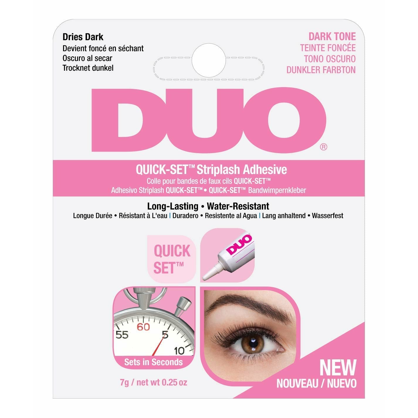 Duo Water Proof Eyelash Adhesive, Dark Tone
