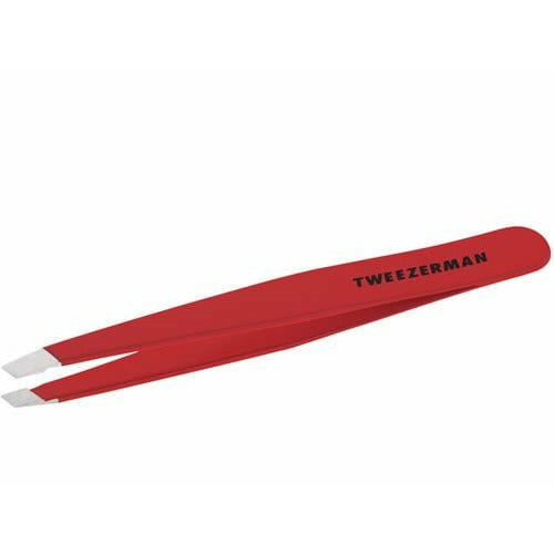 Tweezerman Stainless Steel Slant Signature - RED Tweezer