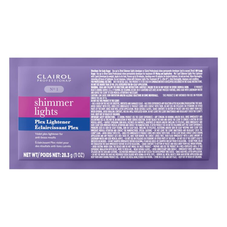 Clairol Shimmer Lights Plex Lightener Pack, 1oz