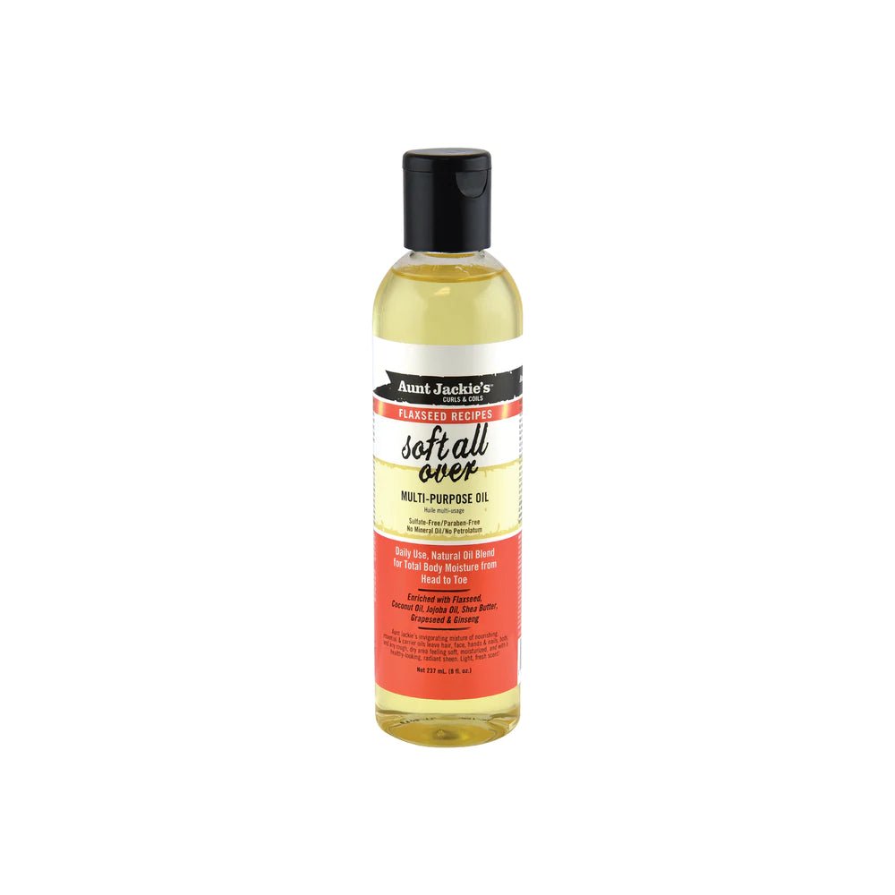 Aunt Jackie's Curls and Coils Soft All Over Multi-Purpose Oil Therapy, 8oz