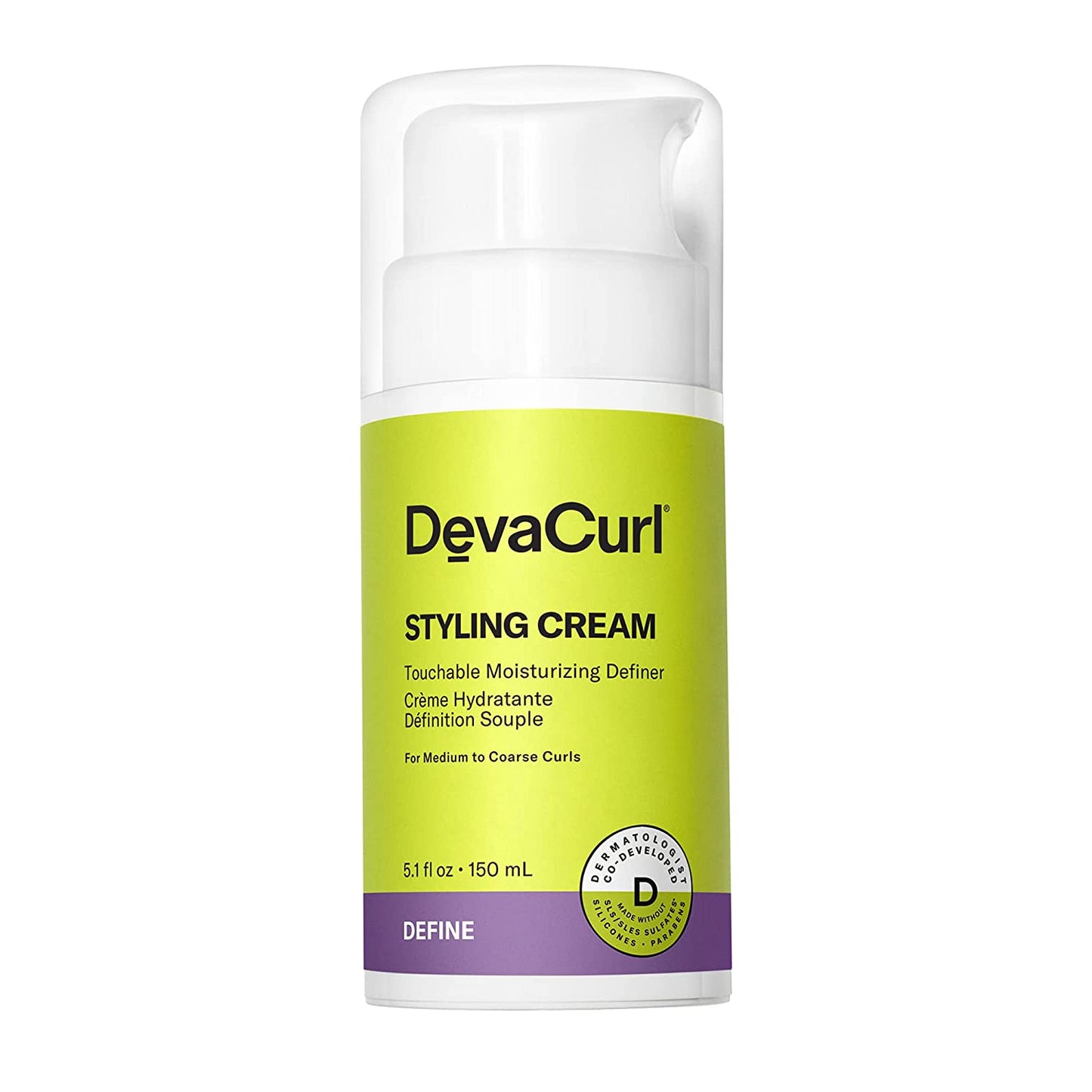 DevaCurl Styling Cream Touchable Moisturizing Definer, 5.1 fl. oz.
