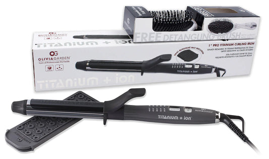 Olivia Garden 1" Pro Titanium Curling Iron