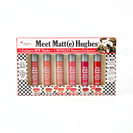 The Balm Meet Matt(e) Hughes 6 Mini Long-Lasting Liquid Lipsticks Vol.14